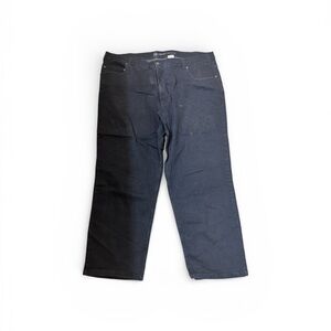 Harbor Bay Men's Relaxed Fit Dark Blue Jeans